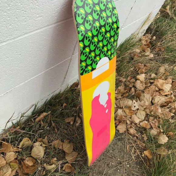 Dayglow Graffiti Art Skateboard Skate Deck LIMITED EDITION Upso Dustin Hostetler - Picture 3 of 5